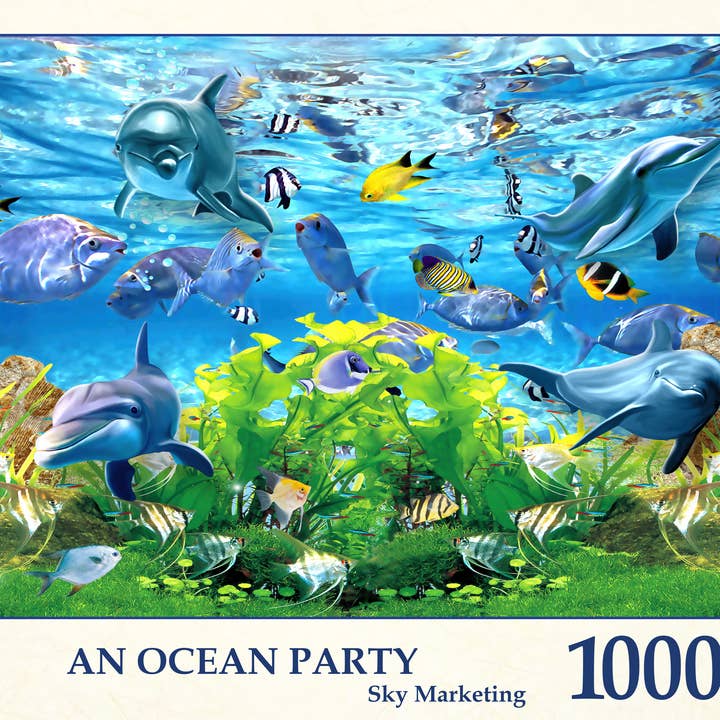An Ocean Party-1000 piece Jigsaw Puzzle for wholesale by Tau Puzzles