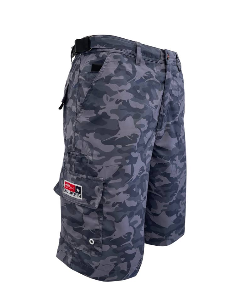 Pantalón corto de camuflaje Fish para venta al por mayor de Bluefin USA