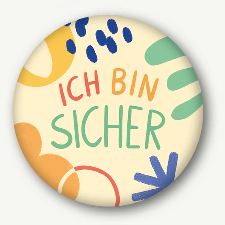 Magneto Afirmativo Eu estou seguro 37 mm por atacado de VIERUNDFÜNFZIG