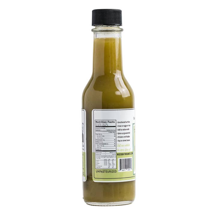 Wise Goat Organics LLC – Großhandel Scharfe Soße – Scharfe grüne Krautsauce1
