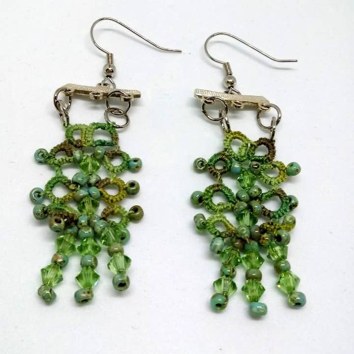 Bit O Tatt Earrings for wholesale by Amy's Handmade Gifts