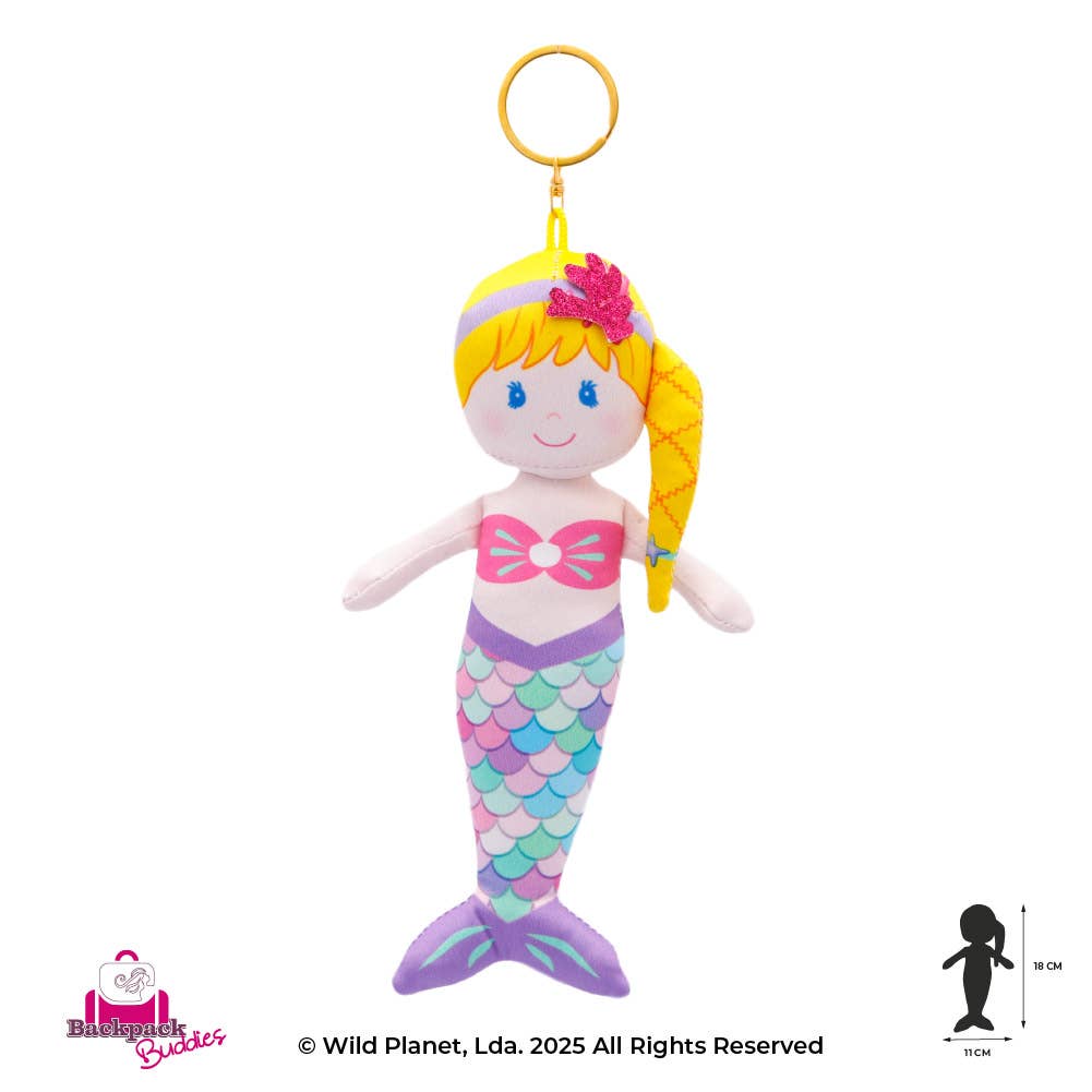 Wild Planet - Wholesale Keychain - Kids - Display with 32 Assorted Pieces Backpack Buddies 6