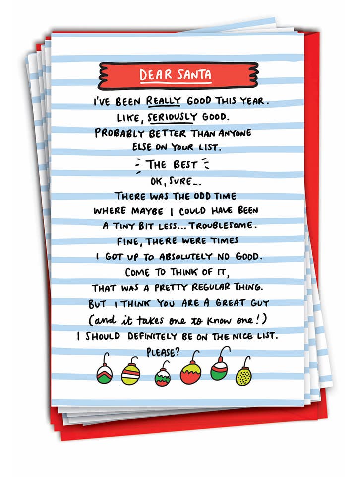 Boîte de 12 cartes de Noël - Seriously Good pour la vente par NobleWorks