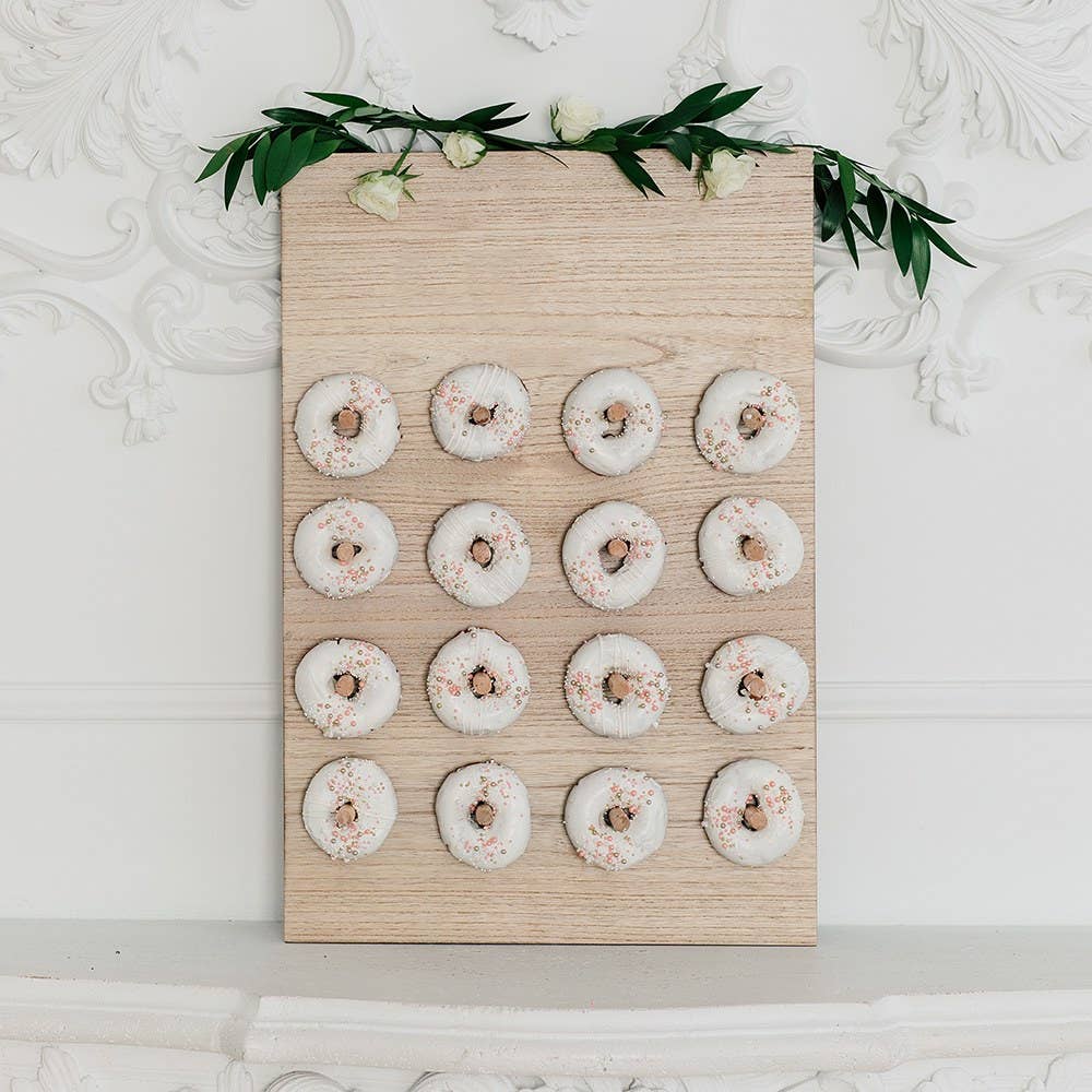Weddingstar Inc. - Wholesale Wall Mounted Shelf - Wooden Donut Wall Display - Blank2