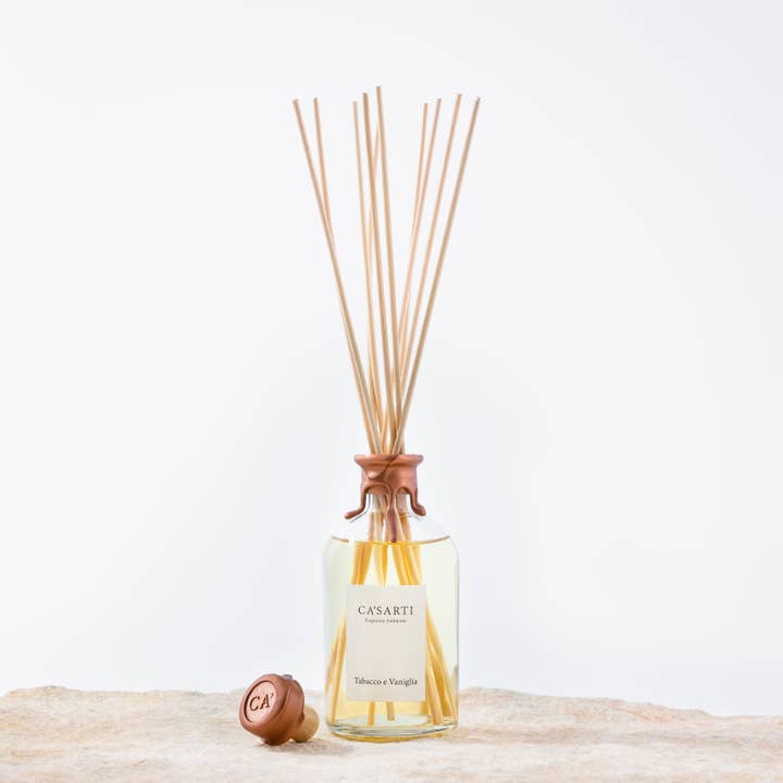 CA’SARTI - Wholesale Reed Diffuser - Tobacco and Vanilla Diffuser with Sticks1