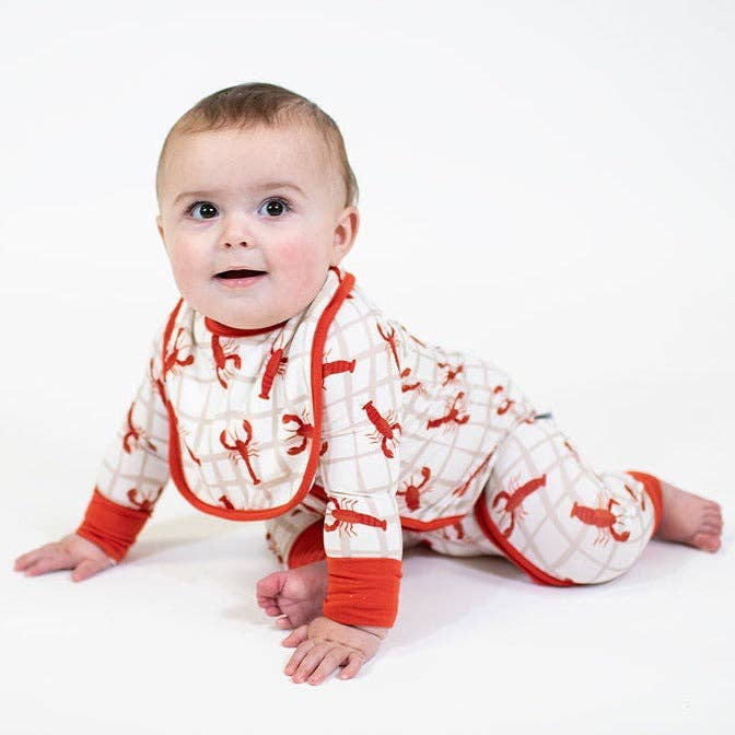 Goosies - Wholesale Sleepsuit - Baby - Crawfish / Lobster - Zip Convertible Pajamas 1