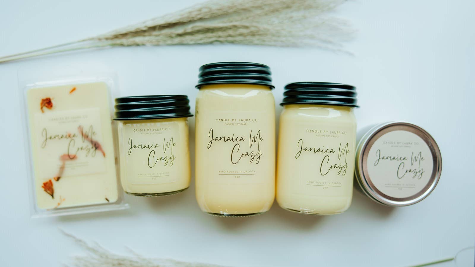 Wholesale Jamaica Me Crazy Soy Jar Candle for your store Faire