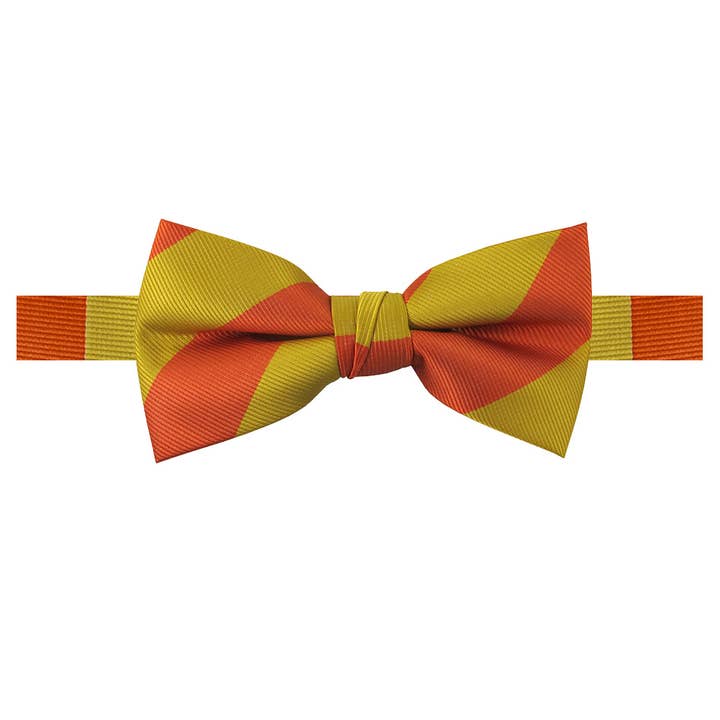 Jacob Alexander - Wholesale Bow Tie - Men's - Men's 1-Inch College Stripe Woven Bow Tie
