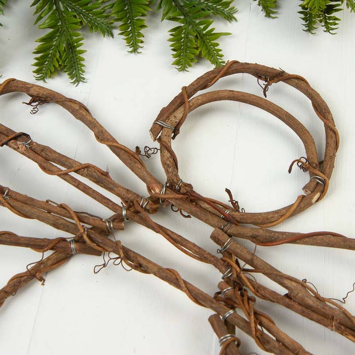 Factory Direct Craft - Wholesale Wreath - 12" Natural Vine and Twigs Angel2