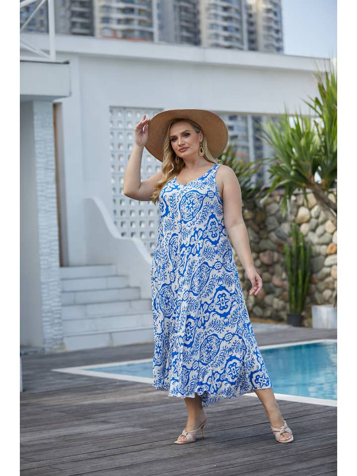 Orange Fashion Village - Wholesale Dress - Women's - Mia's Long Summer Dress