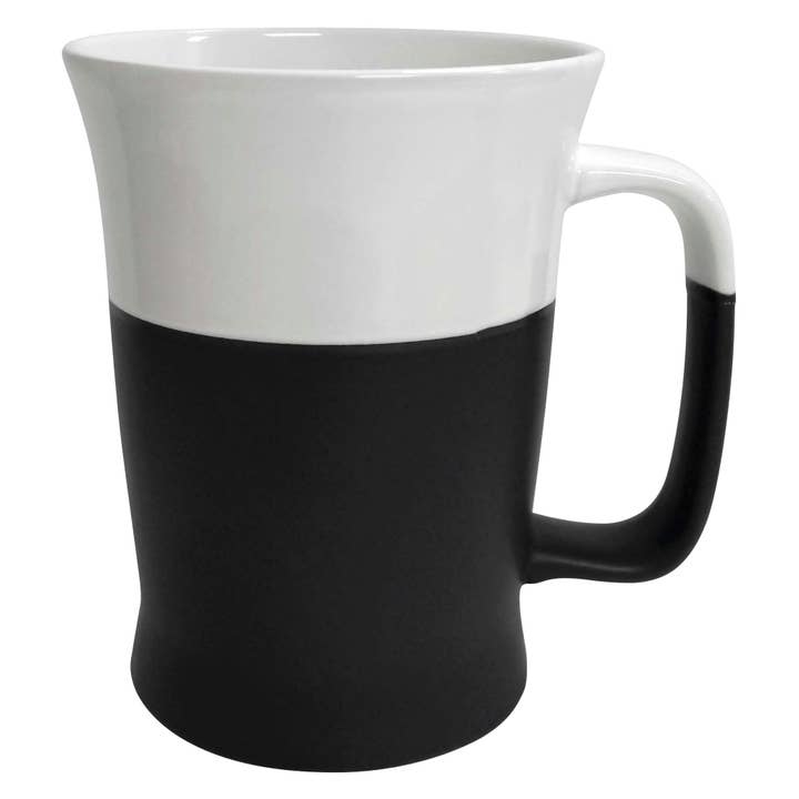 Half Chalkboard Mug - Custom Art Option: Pad Print for wholesale by ACE USA