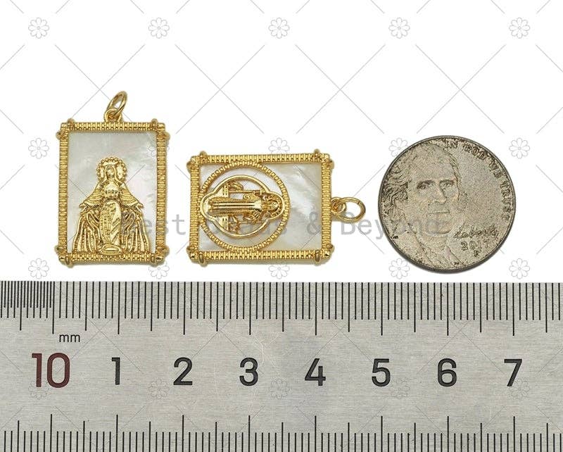 BestBeads&Beyond - Wholesale Individual Charm/Pendant - Virgin Mary Charm,  Sku#Z14262