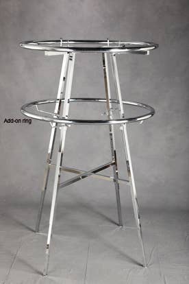 Specialty Store Services - Wholesale Retailer Display - Apparel - 36 in. Round Clothing Rack - Adjustable Height 0