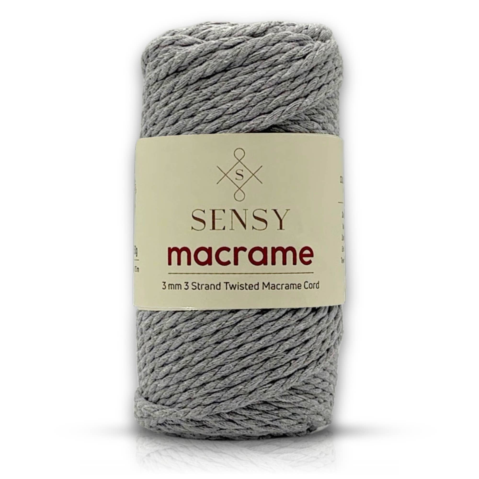 Sensy - Wholesale Yarn - Sensy Premium 3mm - 100% Cotton 3 Strand Twisted Macrame23