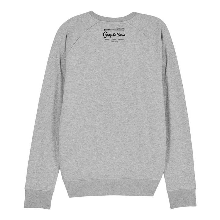 Gang de Paris - Vendita all'ingrosso Felpa stampata - Unisex - Felpa Les Titis Parisiens Grigio1