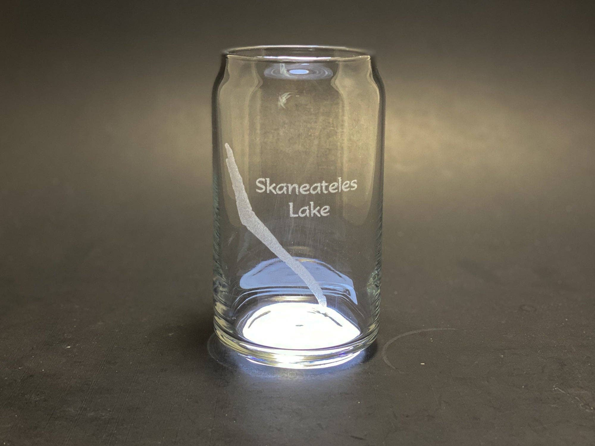Adirondack Etching LLC - Wholesale Drinking Glass/Cup - Custom Lake Glass - 16oz Can Shape - Made in USA4