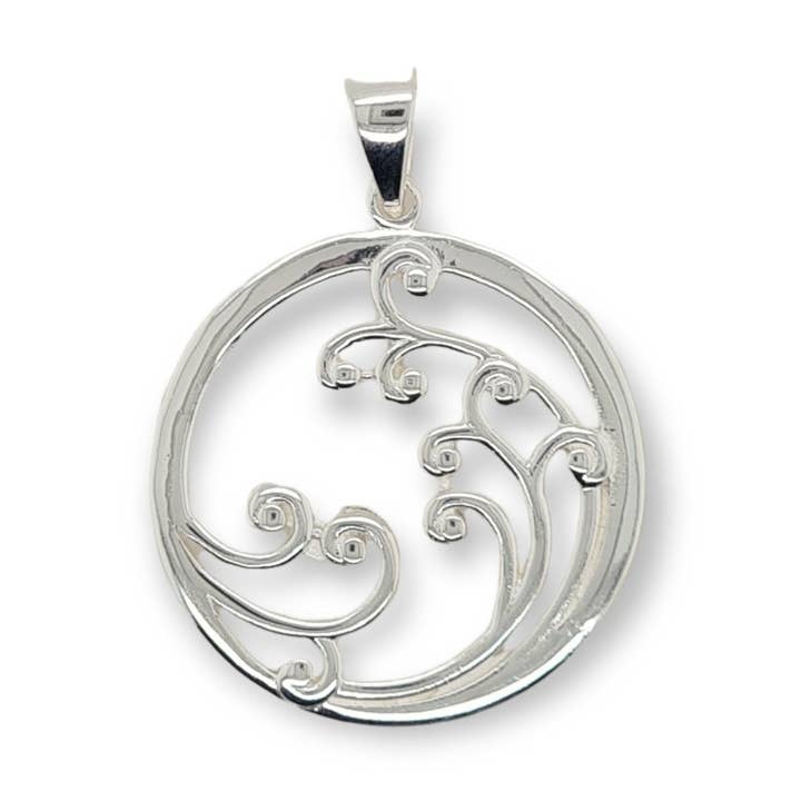 COLGANTE S/S REMOLINOS para venta al por mayor de Mountain Creek Jewellery