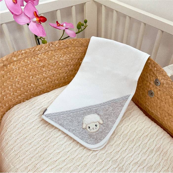 Blue Kids - Wholesale Swaddle - Baby - Sheep Cotton Ruffle4