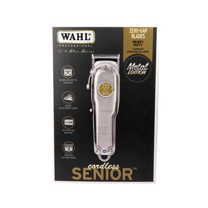 Wahl Senior Cord/Cordless Metal Edition Machine for wholesale by SUBLIME BEAUTY WHOLESALER SL