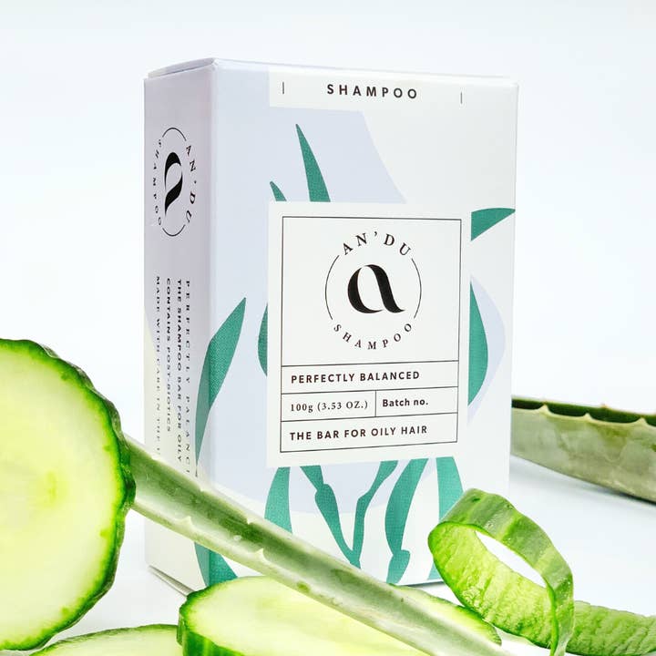 Perfectly Balanced Shampoo - the bar for oily hair for wholesale by An'du