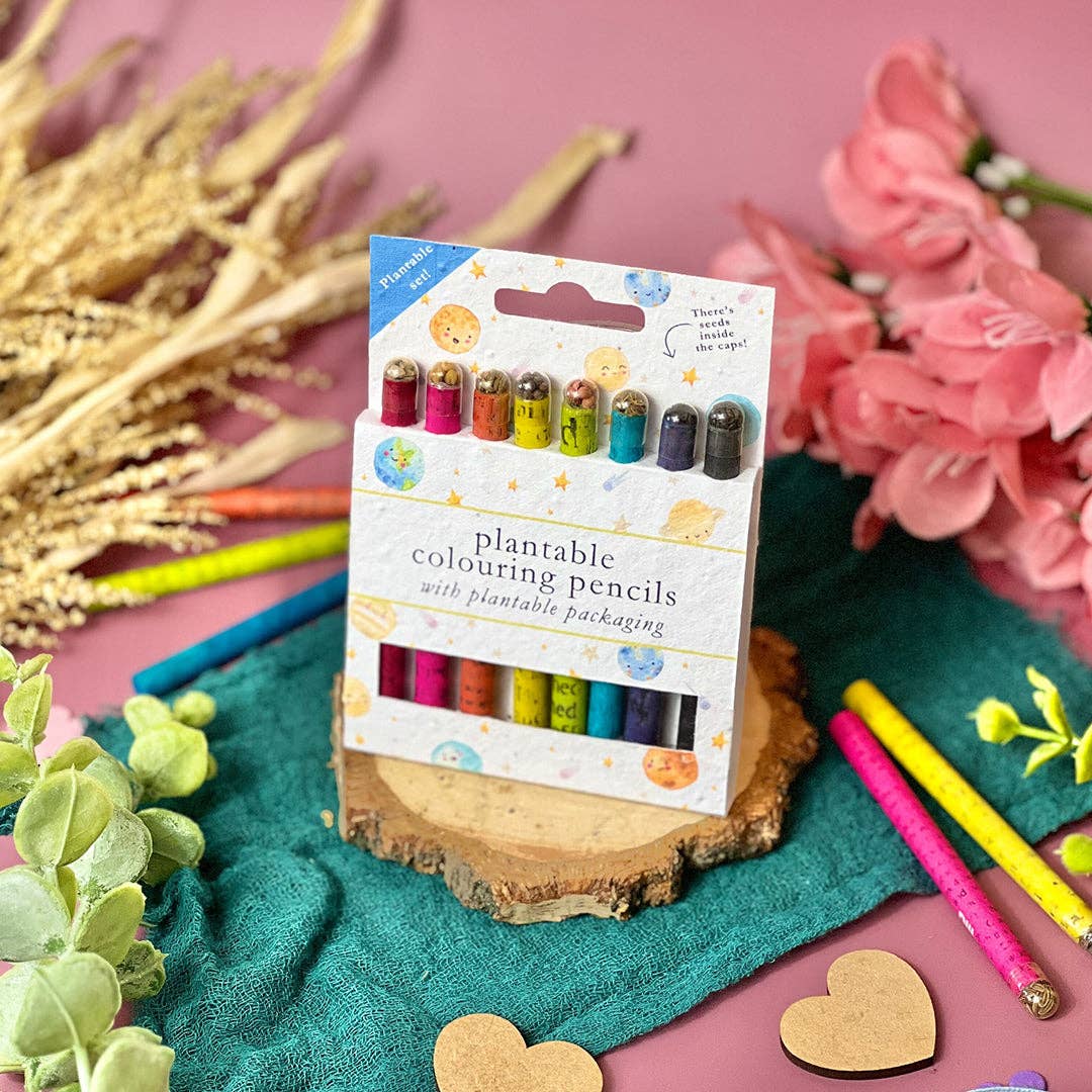 Little Green Gifts – wholesale Coloured pencil – Colouring Pencils - Choice Of Designs (TU-6)7