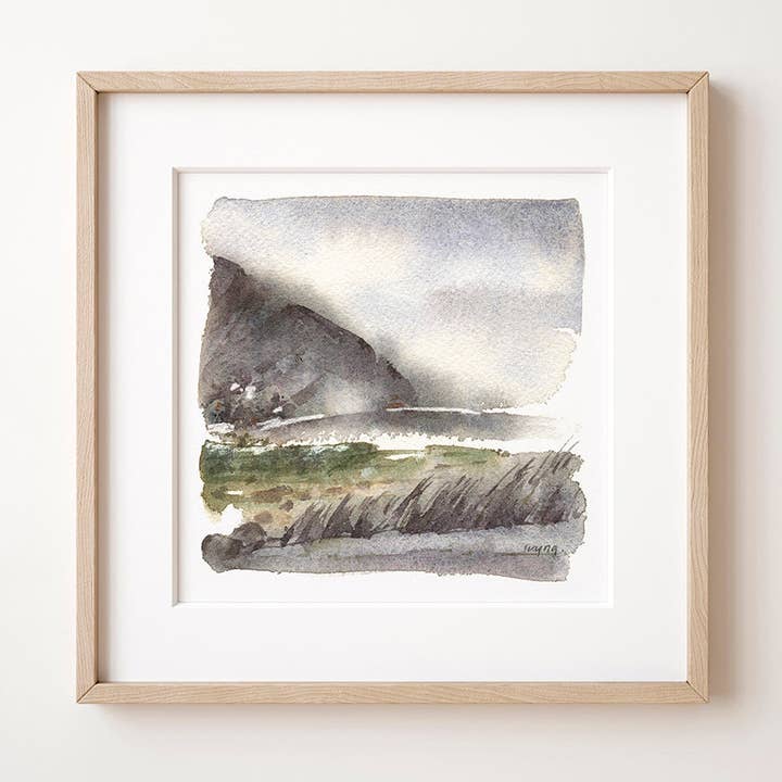 Misty Headland | Impression d'art pour la vente par Ivywild Studio
