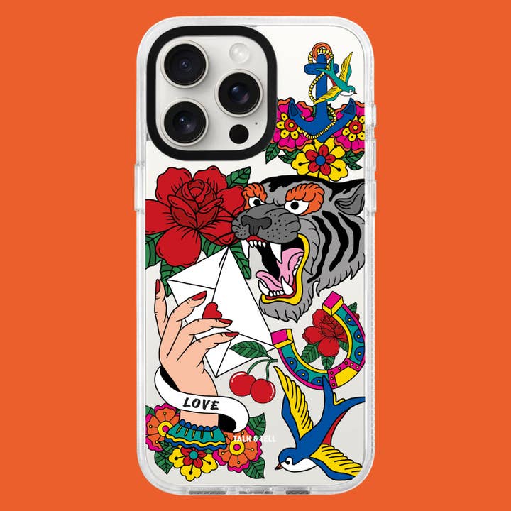 Vintage Tattoo iPhone Case for wholesale by Talk and Tell