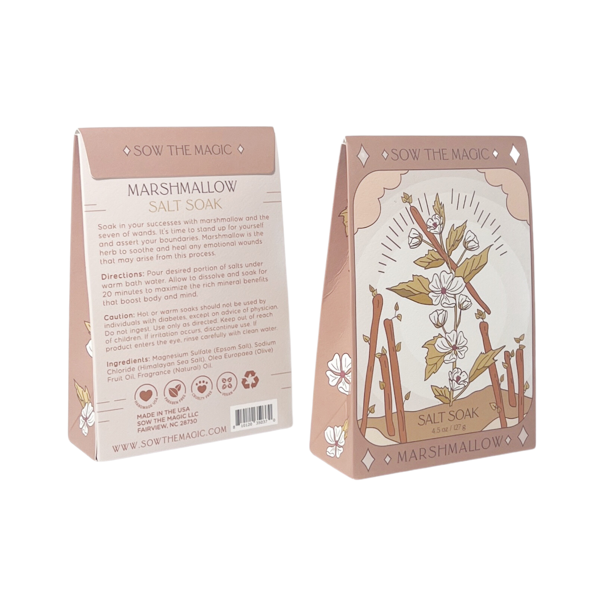 Sow the Magic - Wholesale Bath Salts - Marshmallow Tarot Salt Soak3