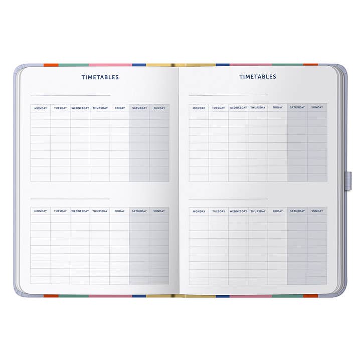 Busy B - Wholesale Journal/Diary - A5 Mid Year Busy Life Academic Diary 2025/26 - Stripe
