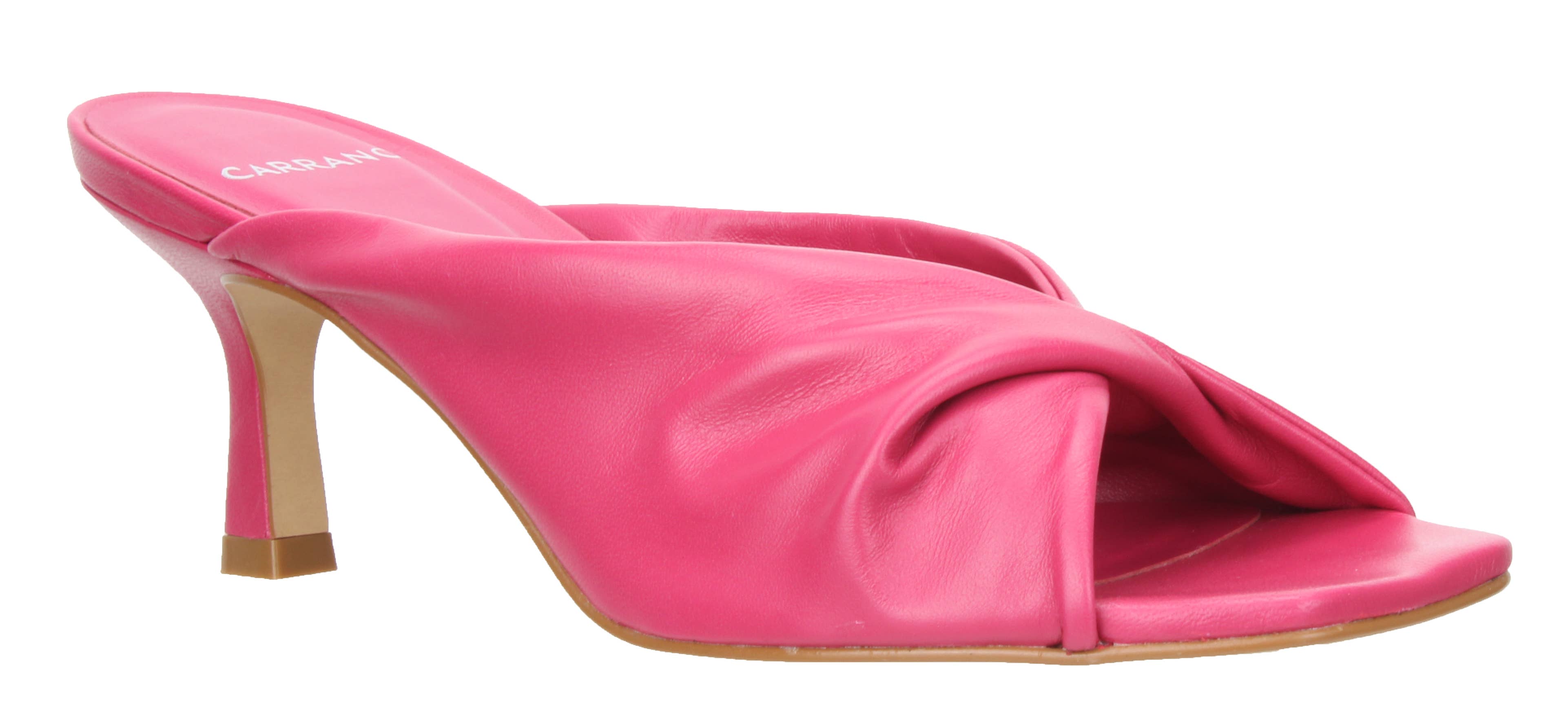 Carrano - Vendita all'ingrosso Scarpe con tacco basso - Donna - Sage - Sandalo Slide in pelle 322002H3