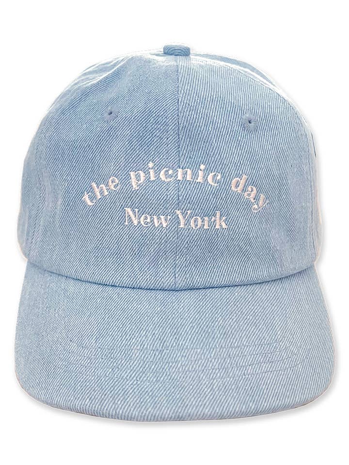 TPD Logo Denim Baseball Cap for wholesale by The Picnic Day