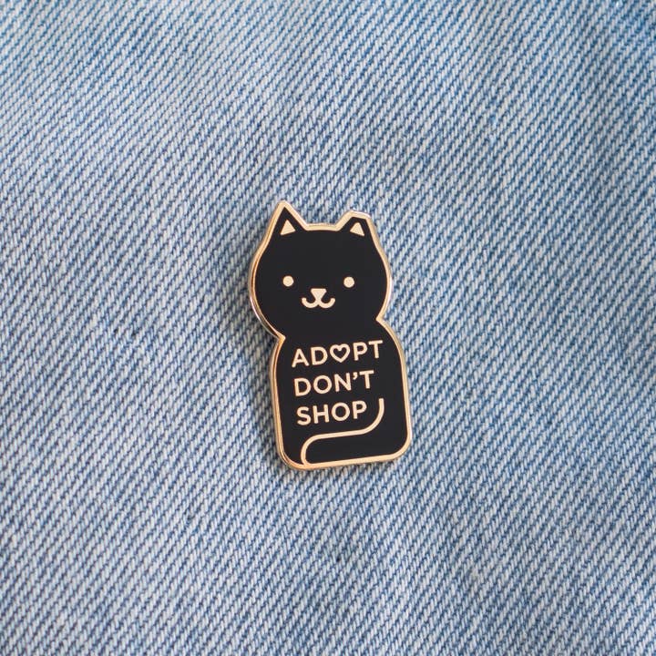 Everyday Olive - Wholesale Lapel Pin/Button - Adopt Don't Shop Pin4