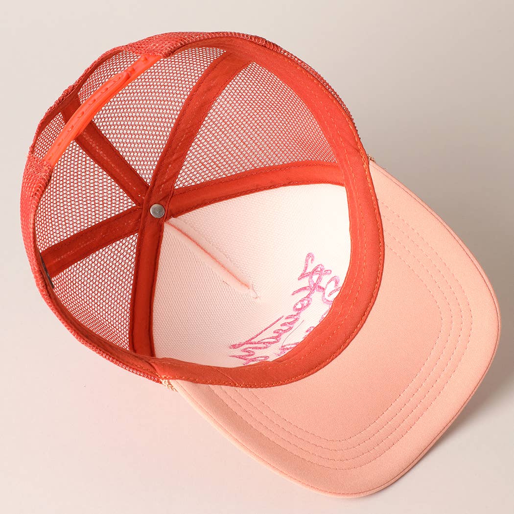 Fashion City - Wholesale Trucker Hat - Women's - Howdy Darlin' Embroidered Mesh Back Trucker Cap25