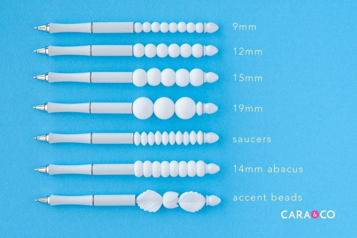 Cara & Co Silicone Craft Supply – wholesale Pen – Beadable Metal Pens10