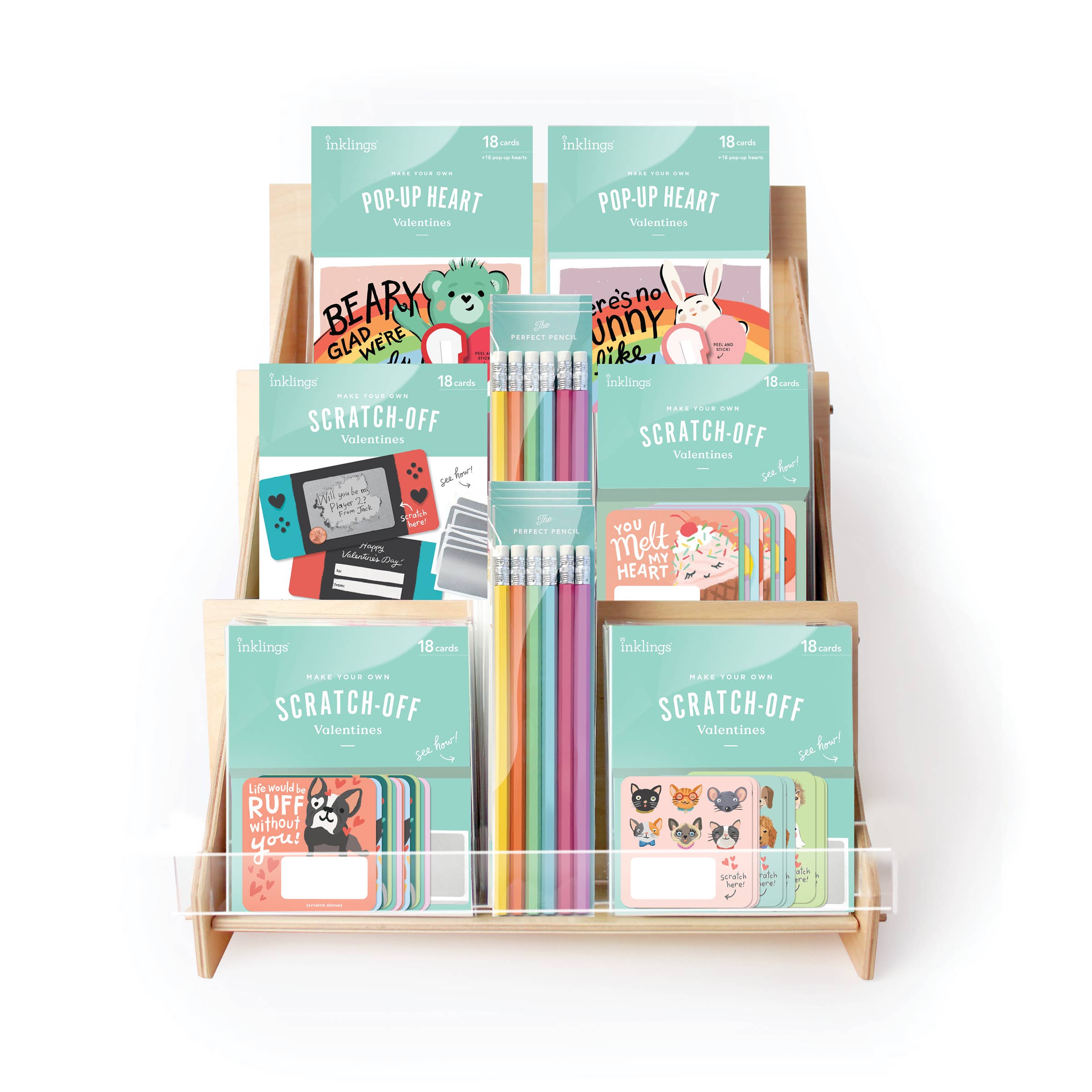 Inklings Paperie – wholesale Pencil – Full Length Pencils - Rainbow8