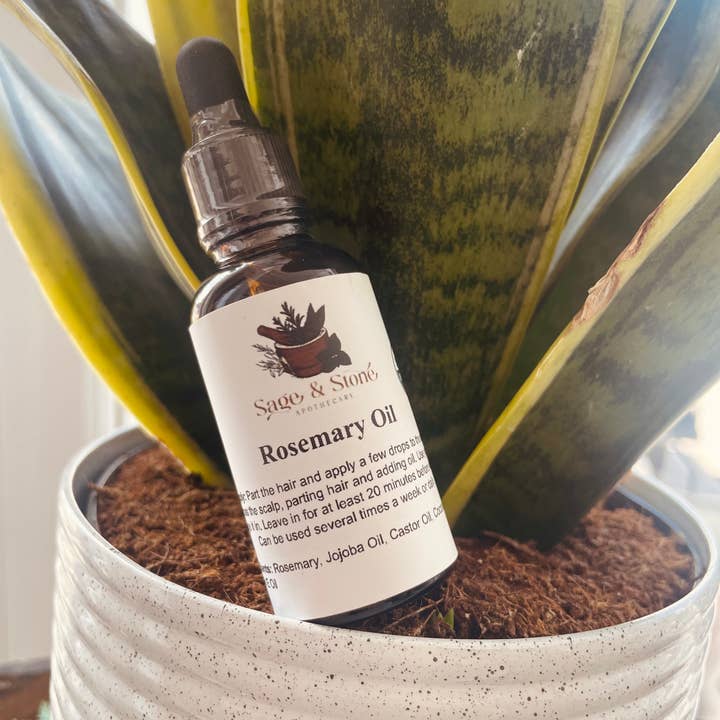 Sage & Stone Apothecary - Wholesale Hair Oil - Rosemary Oil