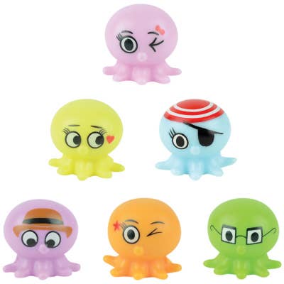 Geddes - Wholesale Pencil Topper - Kids - OCTO SQUISHIES SERIES 2 PENCIL TOPPER 100/BAG