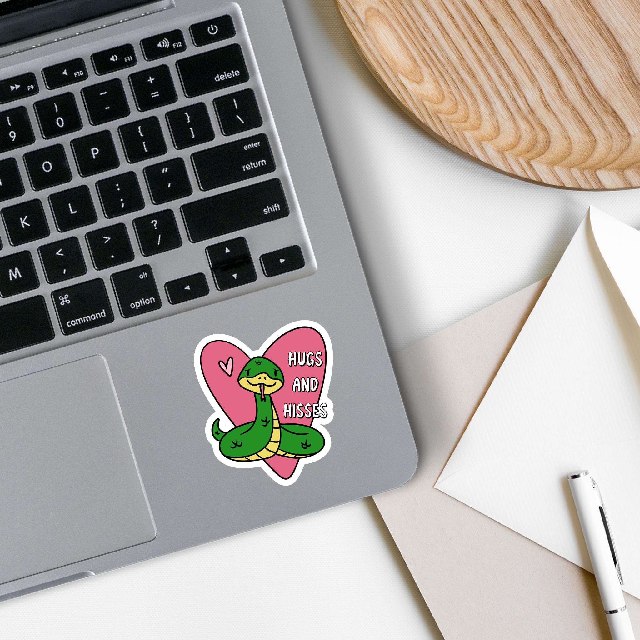 Rebel and Siren Stickers - Wholesale Sticker - Hugs and Hisses | Snake | Animal | Waterproof Sticker | 2.5"2