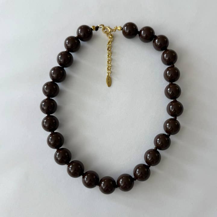 A.B. Paris - Wholesale Beaded/Pearl Necklace - Trendy Bolas Necklace - several colors available14