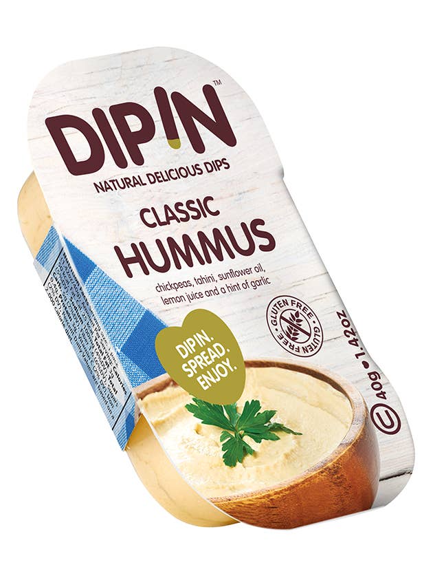 Dipin - Classic Hummus 1.42oz (40g)/144ct for wholesale by POSHI