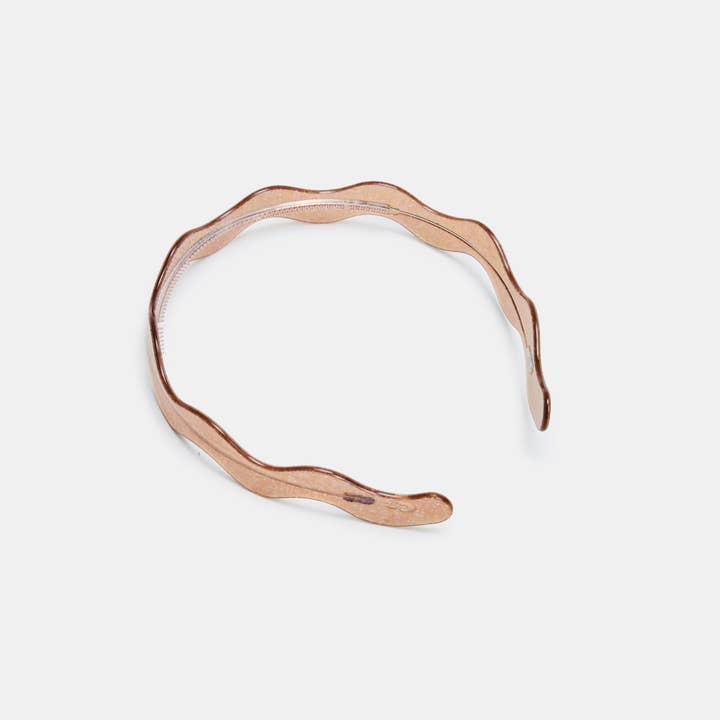 CHUNKS - Wholesale Fashion Headband - Women's - Wavy Headband in Hazel Sparkle