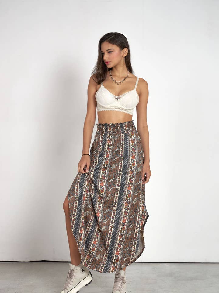 NS1000 Saia Maxi com Bainha Curvada e Fumê -12pcs $3.99/unidade por atacado de noflik