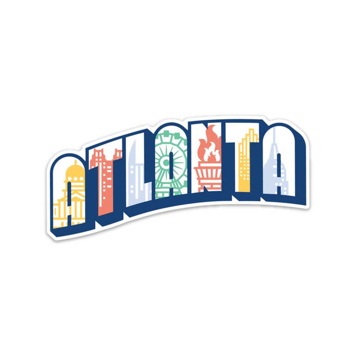 Atlanta Sticker for wholesale by Stuff Worldwide