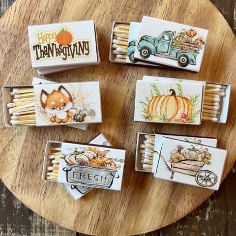 Rustic Nester - Wholesale Matches - Matchbox, Fall Decor, Harvest, Thanksgiving table, Candle0
