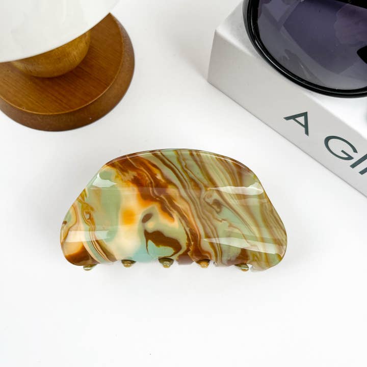 SoapElenGlen - Wholesale Hair Clip - Women's - Colorful Semicircle Hair Clip7