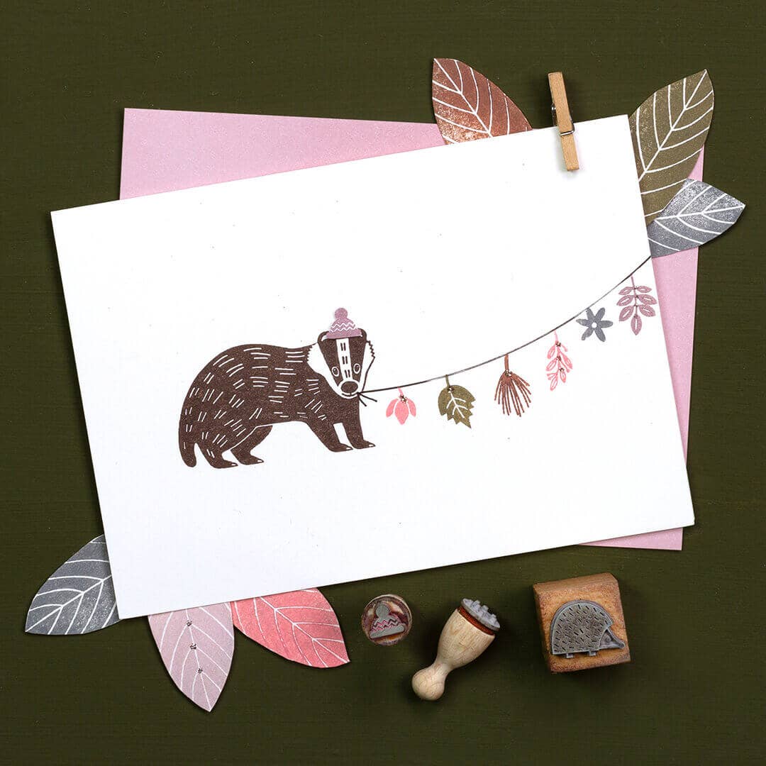 Perlenfischer - Wholesale Rubber/Decorative Stamp - 12x Stamp | Winter Branch2