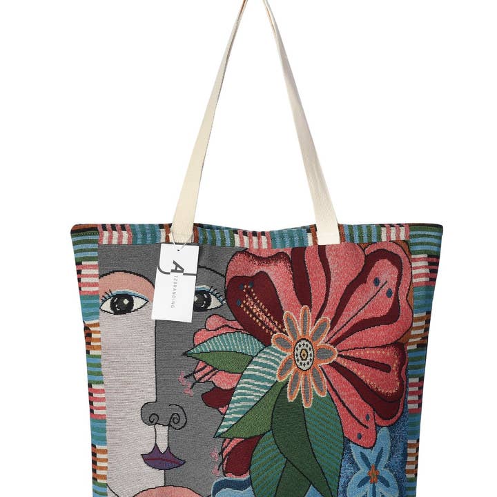 Funkyrel® Atzbranding Limited - Wholesale Tote Bag - Women's - Cosbai - Large Capacity Embroidered Tote Bag