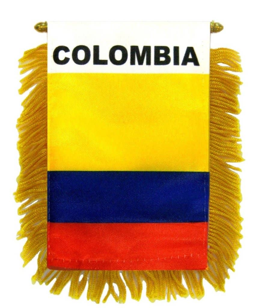 Flags Importer – wholesale Flag – Colombia Mini Banner0
