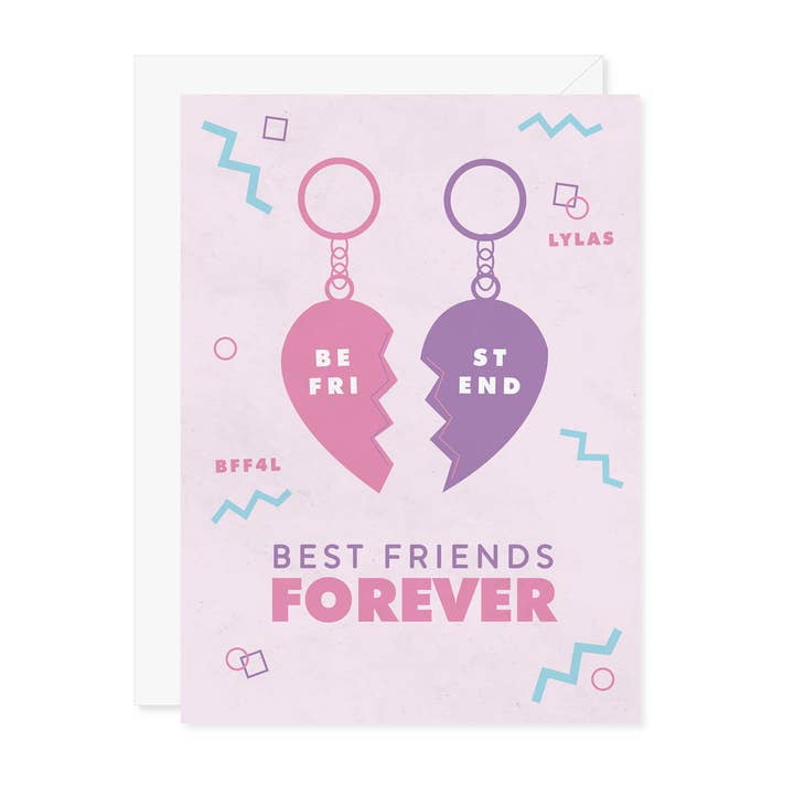 Best Friends Forever Greeting Card for wholesale by Carmela & Co.