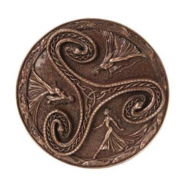 Triple Goddess Triskelle Plaque for wholesale by Pacific Trading
